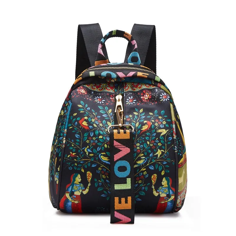 Women's Oxford Cloth Small Backpack