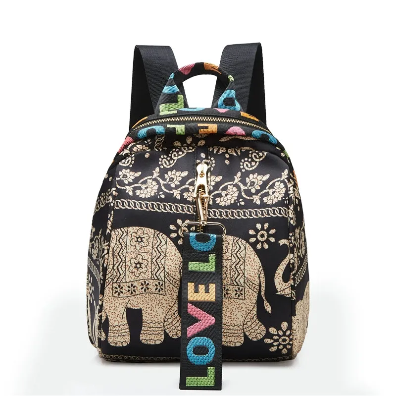Women's Oxford Cloth Small Backpack