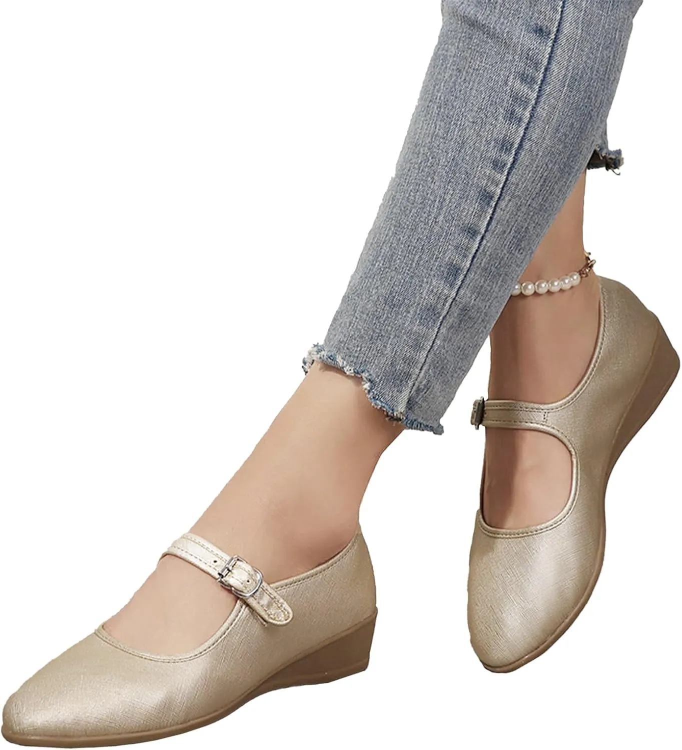 Womens Round Toe Flats Shoes Ballet Flats Classic Comfortable Flats for Women