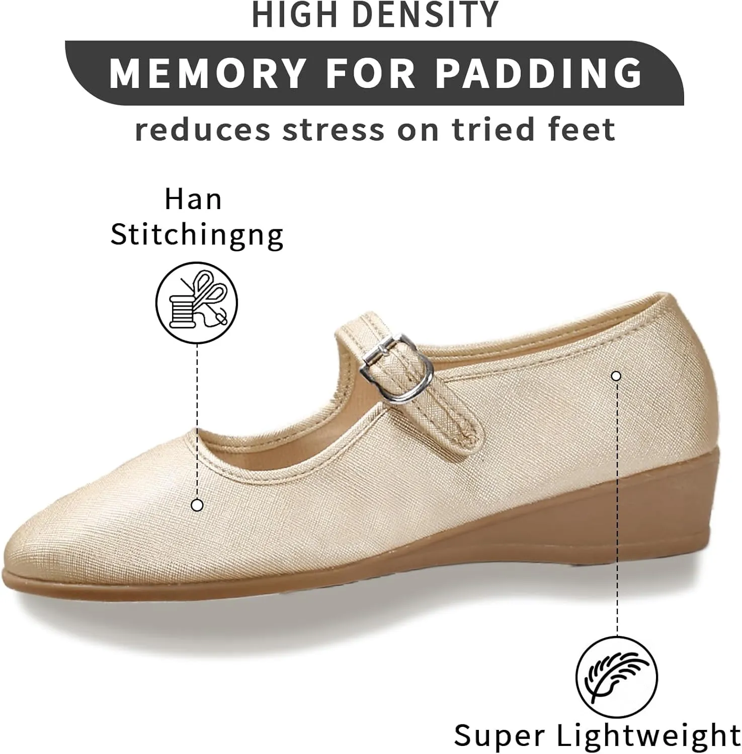 Womens Round Toe Flats Shoes Ballet Flats Classic Comfortable Flats for Women