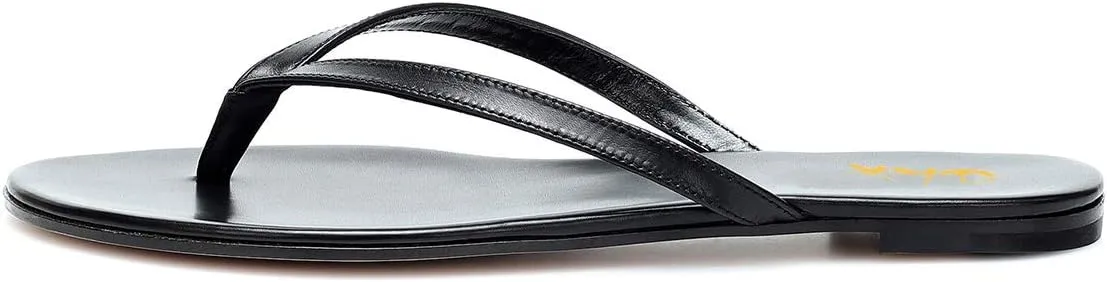 XYD Women Flats Flip Flops Slip On Open Toe Thong Sandals Thin Strap Comfortable Casual Walking Slippers Shoes