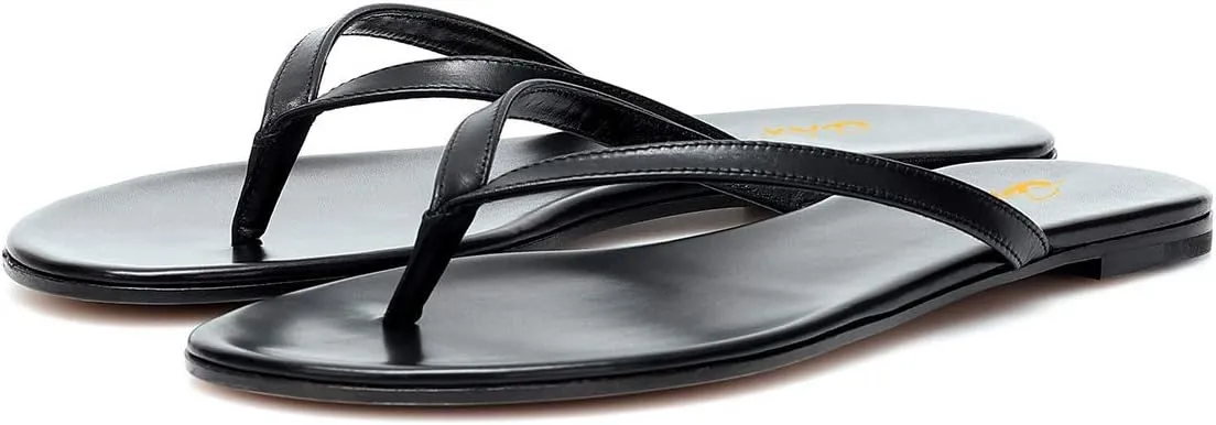 XYD Women Flats Flip Flops Slip On Open Toe Thong Sandals Thin Strap Comfortable Casual Walking Slippers Shoes