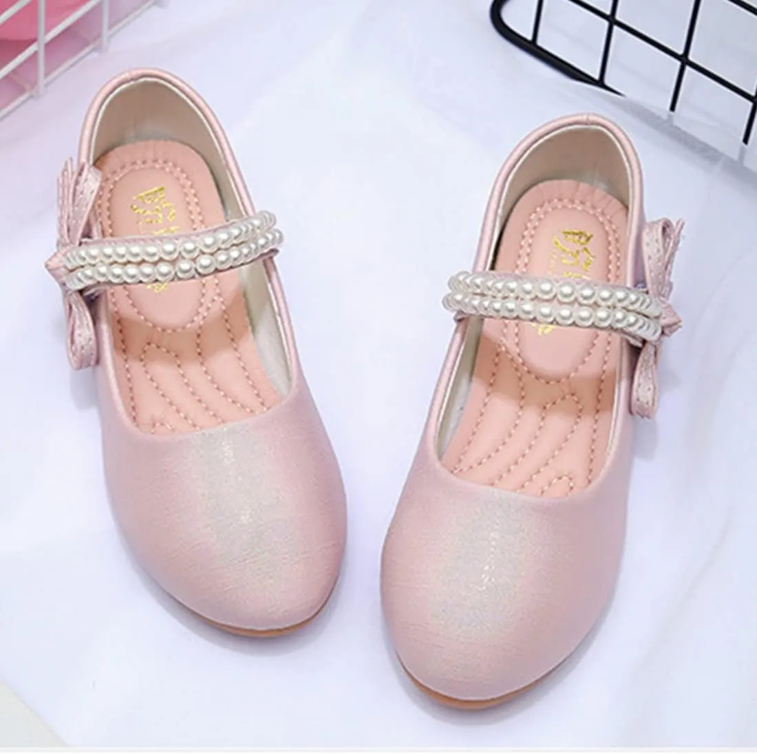YIBLBOX Toddler/Little Kid Girl Dress Ballet Flat Mary Jane Ballerina Shoe for School Party Wedding