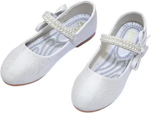 YIBLBOX Toddler/Little Kid Girl Dress Ballet Flat Mary Jane Ballerina Shoe for School Party Wedding