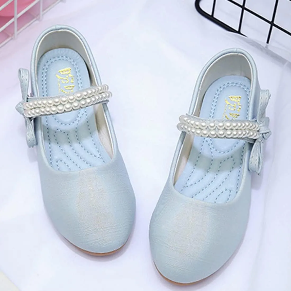 YIBLBOX Toddler/Little Kid Girl Dress Ballet Flat Mary Jane Ballerina Shoe for School Party Wedding