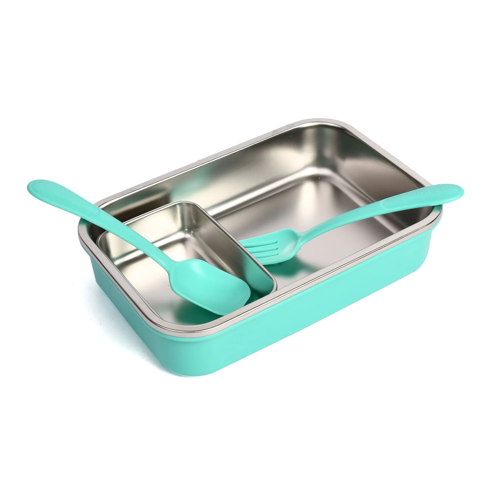 Youp Stainless Steel Insulated Blue Color Kids Peppa Pig Lunch Box With Fork & Spoon Candy-850 Ml
